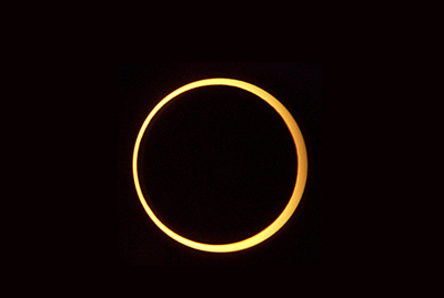 Annular Solar Eclipse - Credit: Smrgeog - Own work, CC BY-SA 3.0 Annular Solar Eclipse - Credit: Smrgeog - Own work, CC BY-SA 3.0