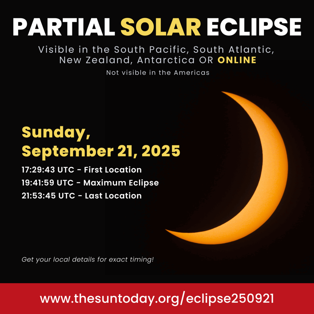 Partial Solar Eclipse — September 21, 2025