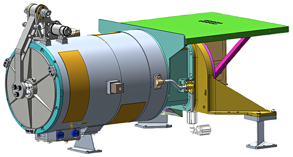 The Narrow Field Imager (NFI) is a compact externally occulted coronagraph with a similar field of view to SOHO/LASCO-C3: from 6 to 32 R☉ on the sky. The external occulter blocks direct sunlight from entering the main optical aperture, which views the corona and starfield around the Sun using a compound lens system. Polarization is resolved using a polarizing filter wheel (PFW) assembly, and the image is digitized using a CCD camera assembly (CCA) with a 2kx2k active detector area. The PFW and CCA designs are common to both instruments. The Narrow Field Imager (NFI) is a compact externally occulted coronagraph with a similar field of view to SOHO/LASCO-C3: from 6 to 32 R☉ on the sky. The external occulter blocks direct sunlight from entering the main optical aperture, which views the corona and starfield around the Sun using a compound lens system. Polarization is resolved using a polarizing filter wheel (PFW) assembly, and the image is digitized using a CCD camera assembly (CCA) with a 2kx2k active detector area. The PFW and CCA designs are common to both instruments.