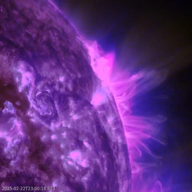 M4.9Flare-February-23-2025-SDO-304-171-131 M4.9Flare-February-23-2025-SDO-304-171-131